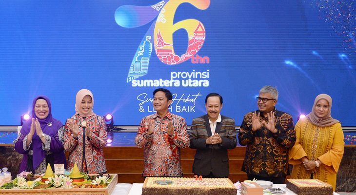 Pj Gubernur: HUT ke-76 Provinsi Sumut Jadi Ajang Evaluasi dan Introspeksi