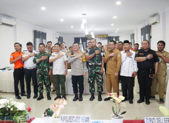 1.547 Personel Gabungan TNI – Polri Kawal Perayaan Idul Fitri di Medan