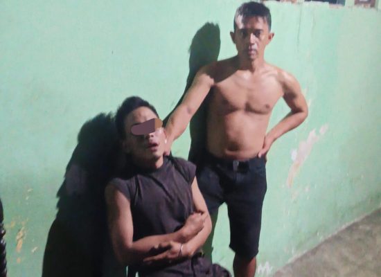 Ketangkap Basah, Maling Bawa Sejam di Amankan Kepling dan Warga Setempat