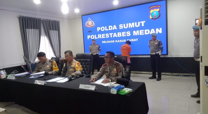 11 Kali Beraksi, Residivis Curanmor Tumbang Ditembak Polsek Medan Sunggal