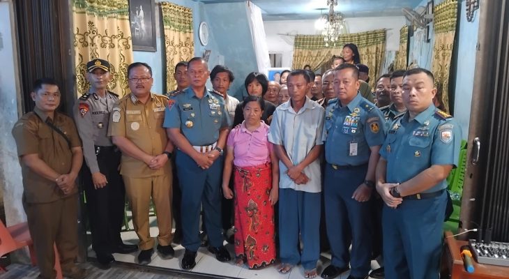 Danpuspomal Kunjungi Kediaman Almarhum Iwan Sutrisman Telaumbanua