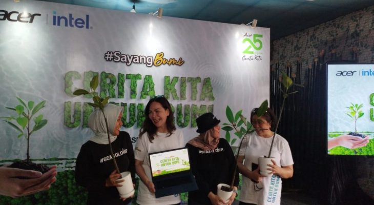 Perayaan 25 Tahun di Indonesia, Acer Lakukan Penanaman Ribuan Mangrove