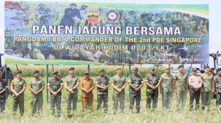 Pemko Binjai Turut Serta Panen Raya Jagung Sebagai Dukungan Program Ketahanan Pangan Nasional