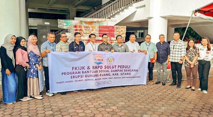 BSI Maslahat dan BSI Salurkan Bantuan Untuk Penyintas Erupsi Gunung Ruang Kabupaten Sitaro Sulawesi Utara