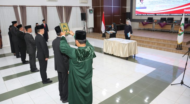 Dilengkapi Izin Tertulis Mendagri, dr Susanti Lantik 5 Pejabat Pimpinan Tinggi Pratama di Lingkungan Pemko Pematangsiantar