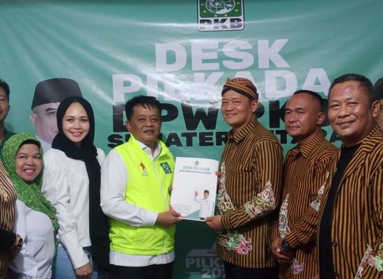 Ketum Pujakesuma Eko Sopianto Daftar Cagub Sumut ke DPW PKB