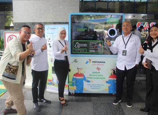 PGN Luncurkan Reverse Vending Machine (RVM) Plasticpay di HUT PGN ke-59, Dukung Program Dekarbonisasi NZE 2060