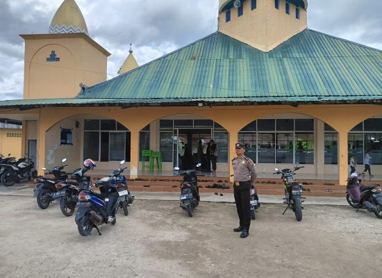Polsek Teluk Dalam Monitoring Pelaksanaan Ibadah Sholat Jumat