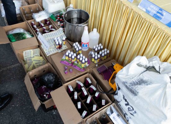 Penindakan Ribuan Botol Miras Ilegal Bernilai Ratusan Juta di Medan