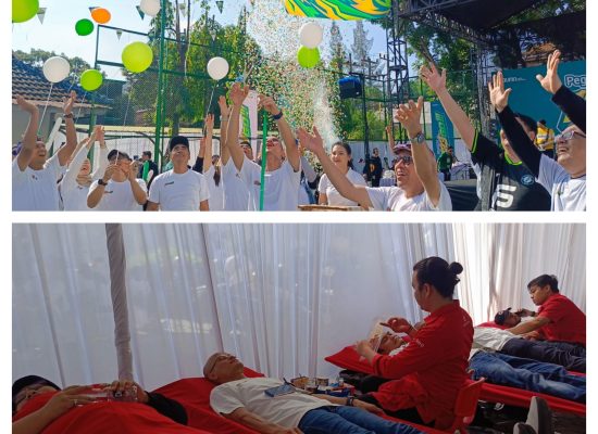 Puncak Perayaan HUT ke 123 Tahun, PT Pegadaian Gelar Aksi Kemanusiaan Donor Darah