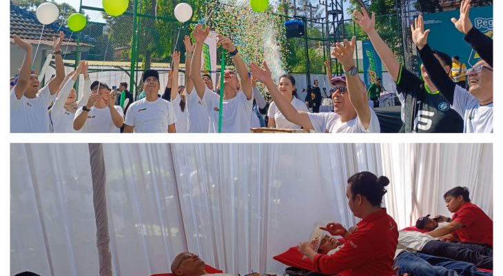 Puncak Perayaan HUT ke 123 Tahun, PT Pegadaian Gelar Aksi Kemanusiaan Donor Darah