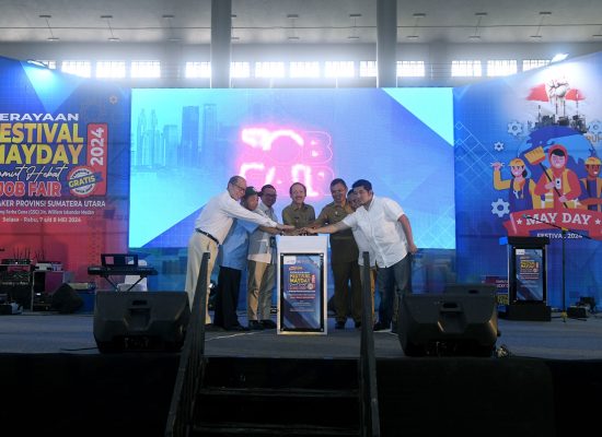 Buka Job Fair Sumut Hebat, Sekdaprov: Perlu Keberimbangan antara Lapangan Kerja dan Pencari Kerja