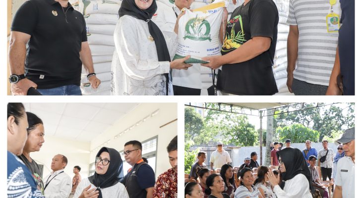 Wali Kota Melakukan Monitoring Penyaluran/Pembagian Bantuan Pangan CBP Kota Pematangsiantar