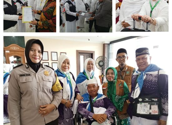 JCH Kloter 14 Dilepas, Jamaah Diingatkan Tidak Berselfi Ria
