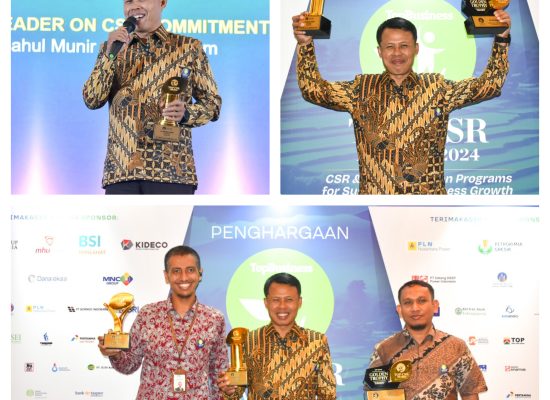 Penghargaan Bergengsi untuk BSI Maslahat, Meraih Golden Trophy di Top CSR Award 2024