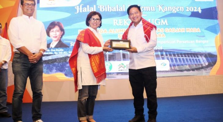 Halalbihalal dengan KAGAMA Sumut, Pj Gubernur Harap Ada Sinergi dan Kolaborasi Hasil Penelitian Terapan