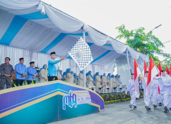 Ribuan Peserta Pawai Ta’aruf Meriahkan Pembukaan MTQ ke-57 Kota Medan