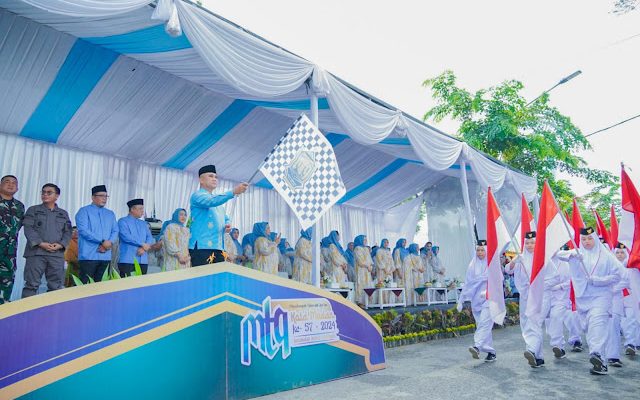 Ribuan Peserta Pawai Ta’aruf Meriahkan Pembukaan MTQ ke-57 Kota Medan