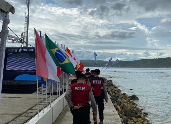 Pengamanan Hari ke-6 Nias Pro, Polres Nias Selatan Gencar Melaksanakan Pengamanan