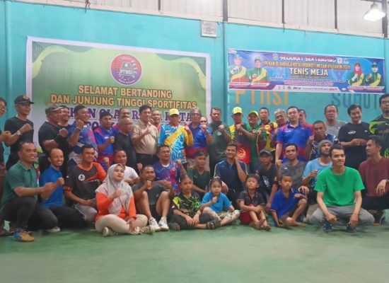 Peserta Cabor Tenis Meja di Porkot XIV 2014 Memecahkan Rekor Jumlah Terbanyak Sejak Gelaran Perdana