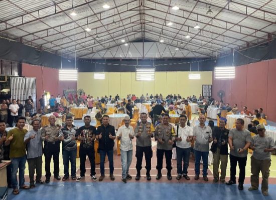 Polres Tanjungbalai Gelar Turnamen Dam Batu dan Trup Gembira