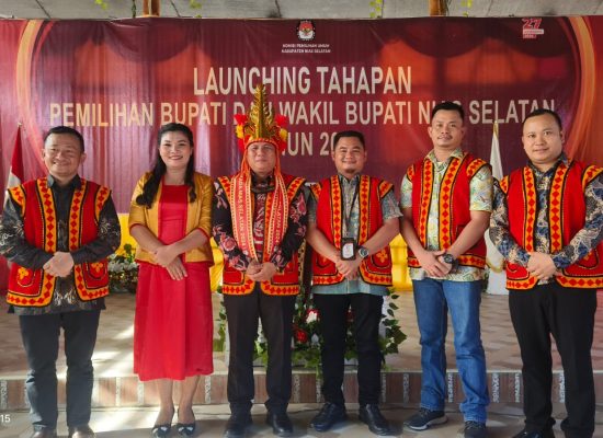 KPU Nias Selatan Luncurkan Tahapan Pemilihan Bupati dan Wakil Bupati Tahun 2024