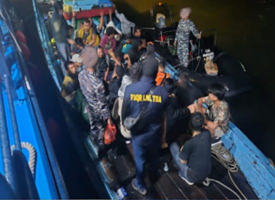 Tim Gabungan F1QR Lanal TBA Berhasil Gagalkan PMI Non Prosuderal