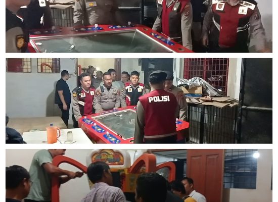 Polresta Deli Serdang Gerebek Lokasi Judi Tembak Ikan, TKP: Tanjung Morawa