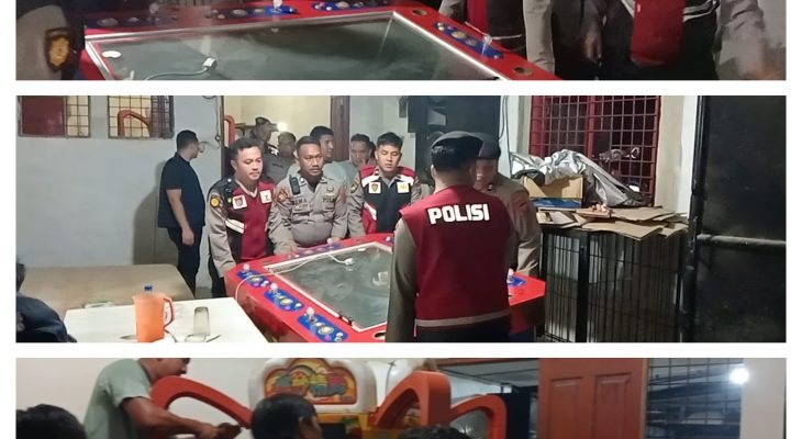 Polresta Deli Serdang Gerebek Lokasi Judi Tembak Ikan, TKP: Tanjung Morawa