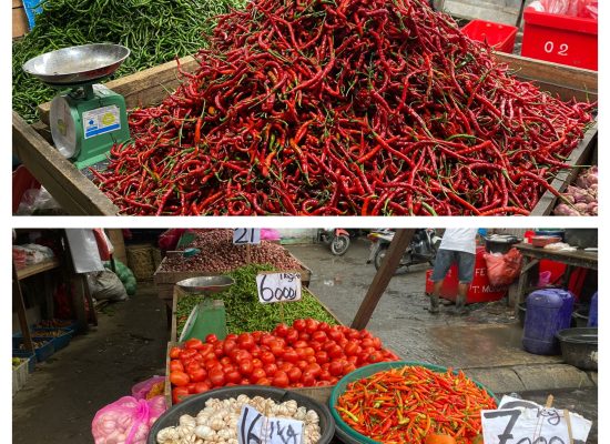 Harga Cabai Merah Sentuh 36 Ribu, Harga Bawang Merah Diproyeksikan Turun Lagi