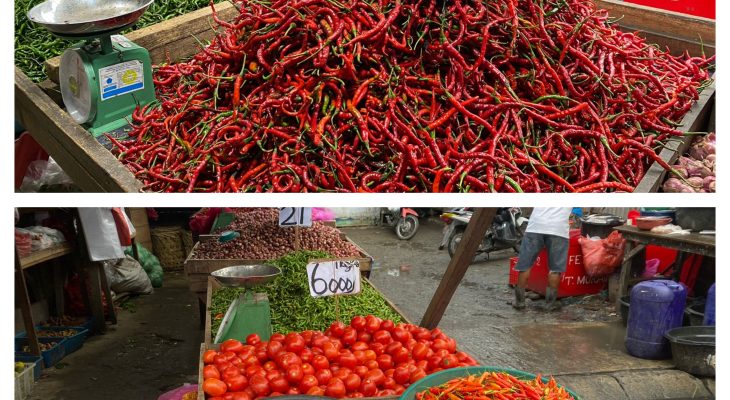Harga Cabai Merah Sentuh 36 Ribu, Harga Bawang Merah Diproyeksikan Turun Lagi