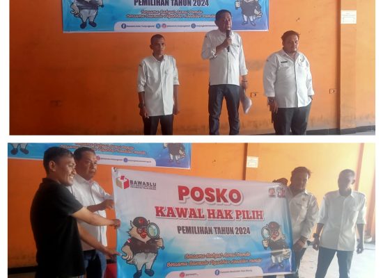 Launching Posko Kawal Hak Pilih Pemilihan Tahun 2024, BAWASLU Kota Tanjungbalai Ajak Jajaran Tingkatkan Kinerja dan Pelayanan