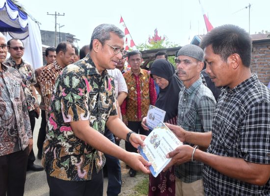 Deli Serdang Terima Bantuan Bedah Rumah dari Pemprov Sumut