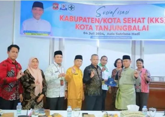 Walikota Tanjungbalai Hadiri Sosialisasi Kabupaten/ Kota Sehat