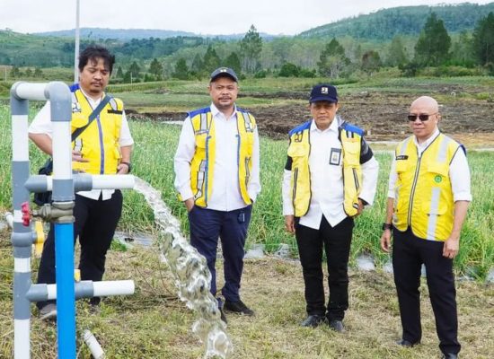 Kepala BWS Sumatera II Medan Tinjau Perkembangan Food Estate di Humbang Hasundutan