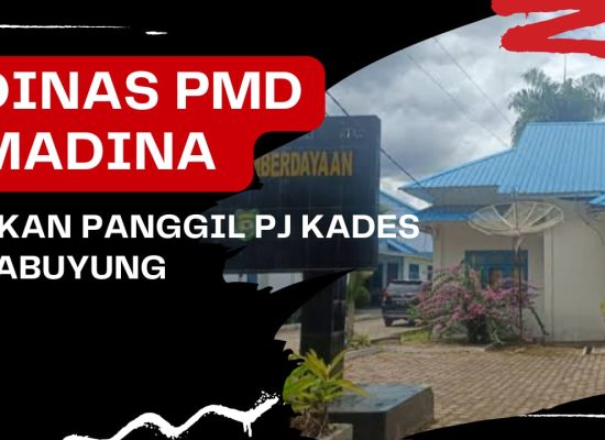 Sekdes dan Kasipem Tabuyung Diberhentikan, Ini Komentar PMD