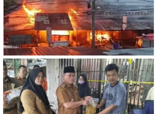 Walikota Tanjungbalai, Berikan Bantuan Taliasih Korban Kebakaran