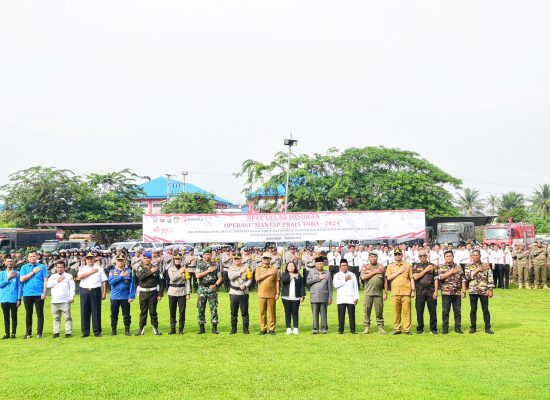 Pj Bupati Hadiri Apel Gelar Pasukan Ops Mantap Praja 2024