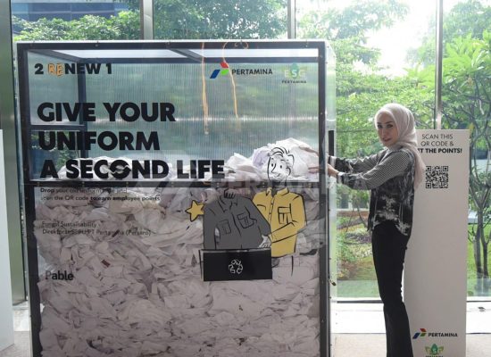 Pertamina Hemat Emisi Karbon Lebih Dari 41,8 ton Co2e Melalui Program Daur Ulang Seragam