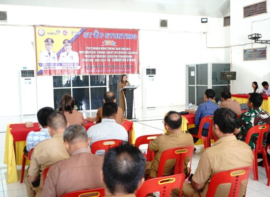 TPPS Kabupaten Nias Selatan Gelar Monev Pasca Intervensi Serentak Penanganan Stunting Se-Sumut