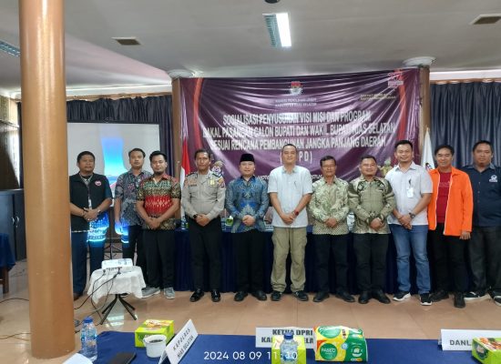 KPU Nisel Sosialisasikan Penyusunan Visi, Misi, dan Program Bakal Calon Bupati & Wakil Bupati sesuai (RPJPD)