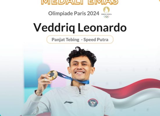 Cabor Panjat Tebing Raih Emas Olimpiade Paris 2024, BSI Akan Apresiasi ‘Spiderman Indonesia’