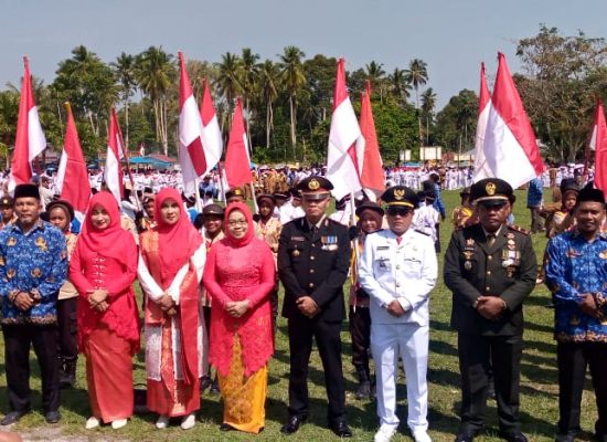 Anggota DPRD Ikuti Upacara HUT RI 79 di Kecamatan Siabu