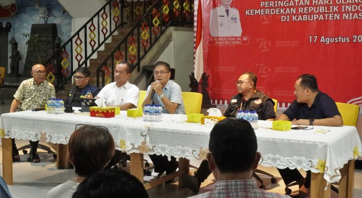 Pemkab Nisel Gelar Rapat Penanganan Darurat Bencana Non Alam KLB Malaria dan DBD