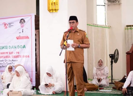Zikir dan Doa Tutup Rangkaian HUT ke – 79 RI di Madina