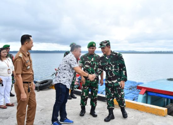 Pemkab Nisel Bersama Tim Pantau Pasien Terpapar KLB Malaria & DBD Kepulauan dan Salurkan Sembako