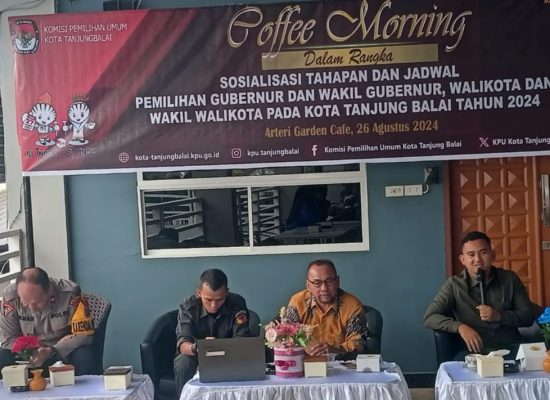 KPU Kota Tanjungbalai Sosialisasi Tahapan dan Jadwal Pilkada Tahun 2024