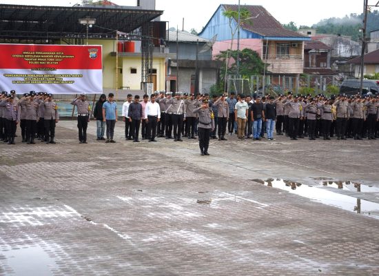Staf Ahli Bupati Setao Amazihono Hadiri Giat Simulasi Sispamkota Pengamanan Pilkada