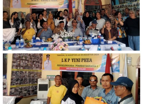 Pokmas Bahagia 1 Kelurahan Banjar Gelar Pelatihan Bordir Bersama LPK Yuni Phea