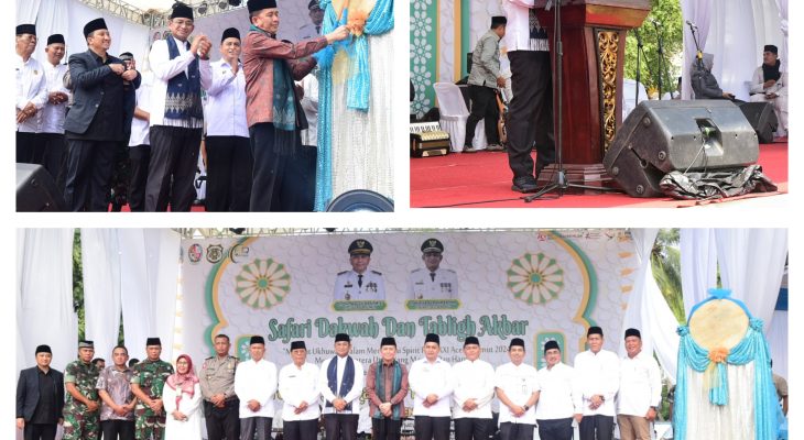 Safari Dakwah, Tabligh Akbar dan FSQ ke-46, Pj Bupati: Pererat Tali Silaturahmi dan Spirit PON ke-21
